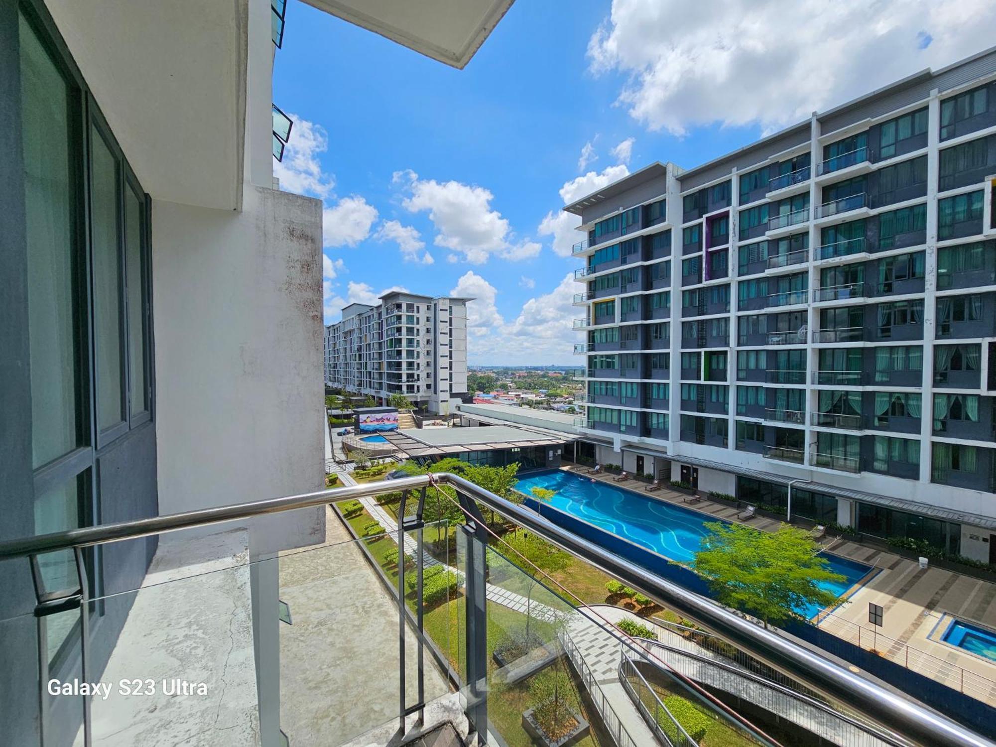 Lovely Vivacity Jazz Suite 2 Cozy Condo 2 Card Lv7 Kuching Luaran gambar
