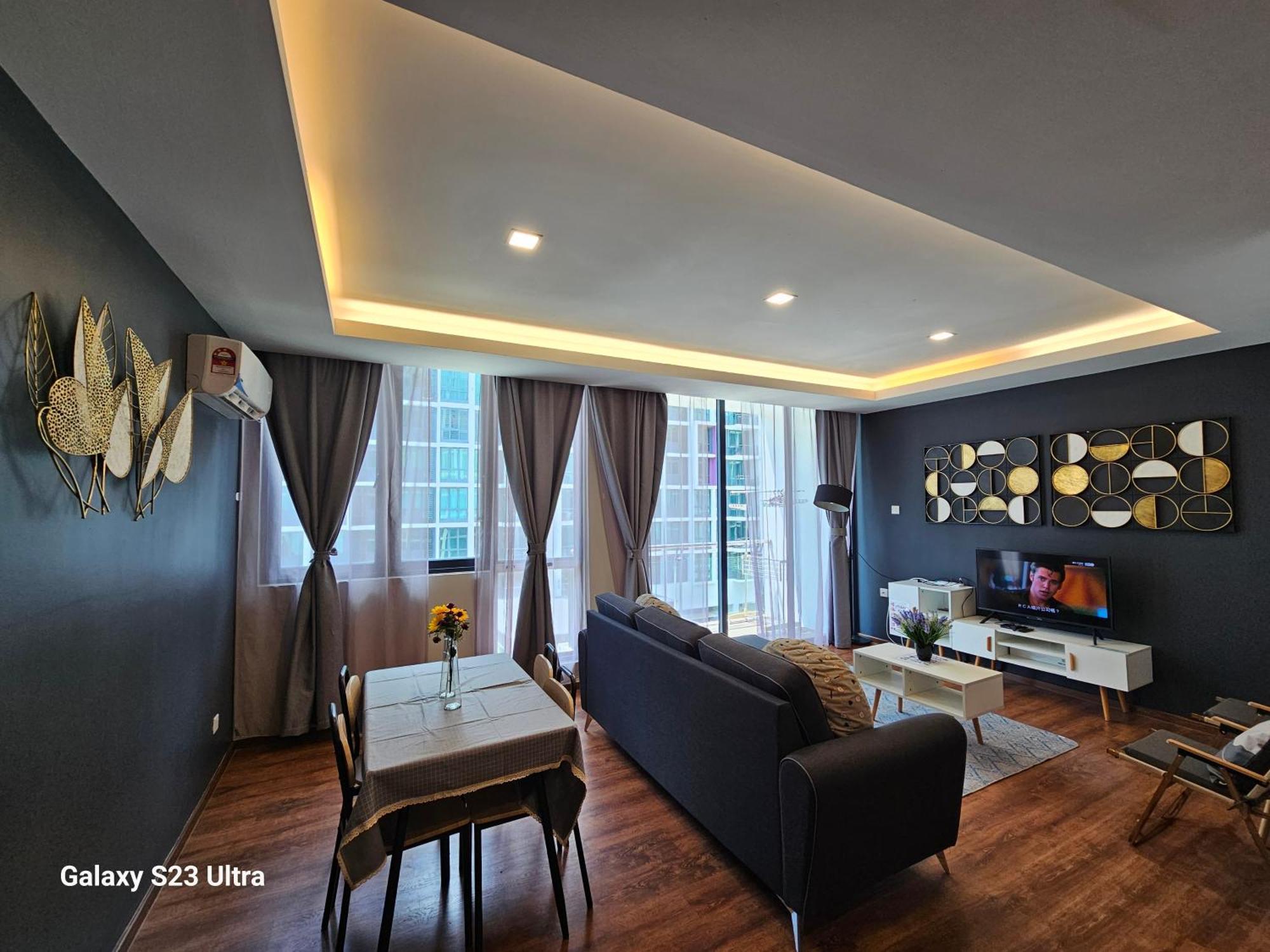 Lovely Vivacity Jazz Suite 2 Cozy Condo 2 Card Lv7 Kuching Luaran gambar