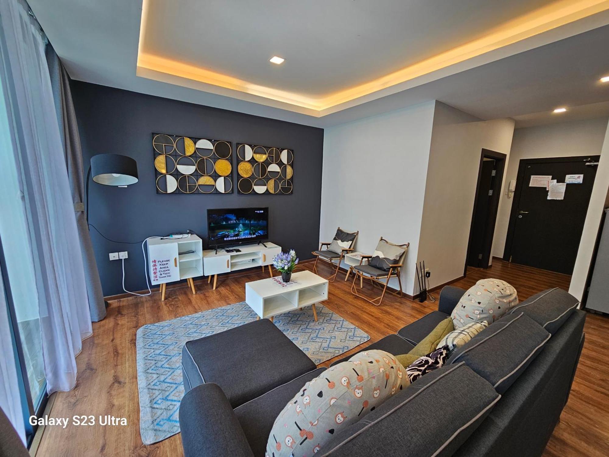 Lovely Vivacity Jazz Suite 2 Cozy Condo 2 Card Lv7 Kuching Luaran gambar
